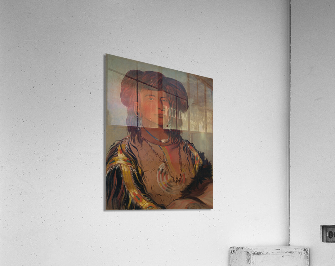 Ha-wón-je-tah One Horn Head Chief of the Miniconjou Tribe Acrylic Print