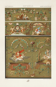 18th Century pattern. 1888 edition Lornement Polychrome by Albert Racine 1825–1893.