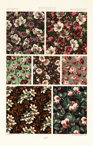 19th Century pattern. 1888 edition Lornement Polychrome by Albert Racine 1825–1893.