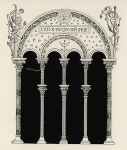 Ancient architecture Illustration. 1888 edition Lornement Polychrome by Albert Racine 1825–1893.