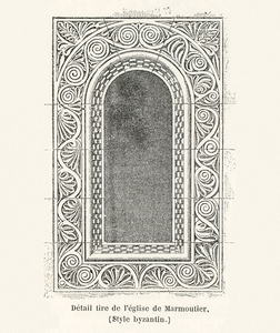 Byzantine pattern. 1888 edition Lornement Polychrome by Albert Racine 1825–1893.