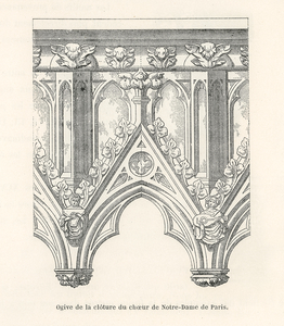 Decorative element Notre-Dam. 1888 edition Lornement Polychrome by Albert Racine 1825–1893.