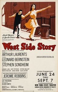 West side story 1958 Artcraft Lithograph American 1905–1970 Poster