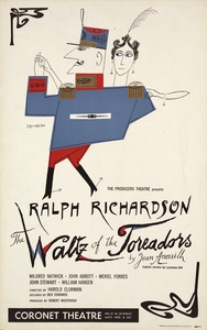 The Waltz of the toreadors 1858 Steinberg Artcraft Lithograph Poster