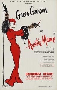 Greer Garson as ‘Auntie Mame’ 1958 Artcraft Lithograph Poster 1905–1970