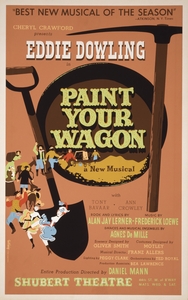 Paint your wagon 1951 Dick Dodge American 20th Century Artcraft Lithograph Poster 1905–1970