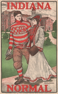 Indiana normal 1903 Poster by Bristow Adams American 1875 – 1956