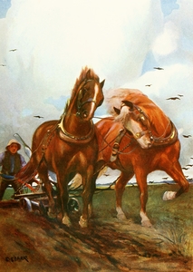 Suffolk Horses Christopher Clark English 1875–1942