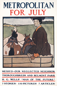 Metropolitan for July ca. 1900-1910 by Edward Penfield