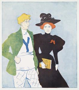 Harpers November 1894 by Edward Penfield