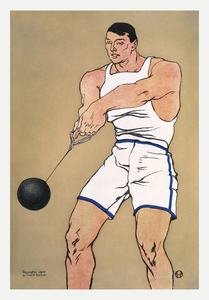 Hammer thrower ca. 1908 by Edward Penfield