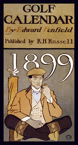 Golf Calendar 1899 by Edward Penfield