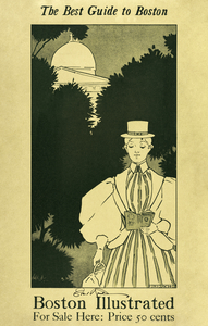 The Best Guide to Boston 1898–1900 poster of a woman by Ethel Reed. 
