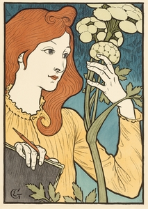 Salon des Cent 1894 Illustration by Eugène Samuel Grasset