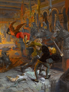 Eviradnus 1903 Illustration by Eugène Samuel Grasset