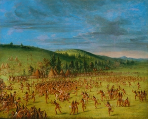 Ball-Play of The Choctaw–Ball Up 1846-1850