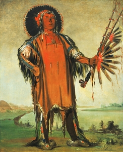 Ha-Na-Tá-Nu-Maúk Wolf Chief Head Chief of The Tribe 1832
