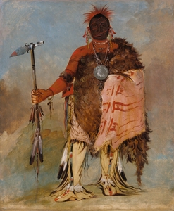 Om-Pah-Tón-Ga Big Elk a Famous Warrior 1832