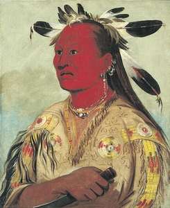 Stán-au-pat Bloody Hand Chief of the Tribe 1832