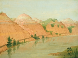 Magnificent Clay Bluffs 1800 Miles Above St. Louis 1832