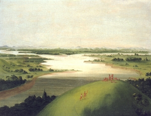 Mouth Of The Platte River 900 Miles Above St. Louis 1832