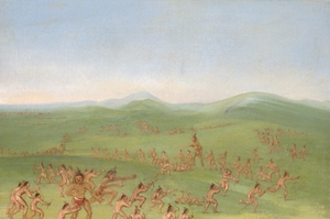 Sham Fight Mandan Boys 1832-1833