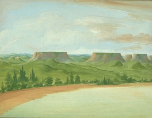 Square Hills 1200 Miles Above St. Louis 1832