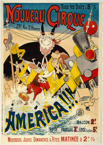 Ouveau CirqueAmerica!!! 1895 Posters by Georges Meunier
