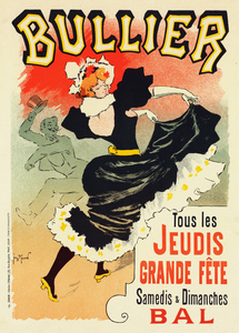 Affiche Pour Le ‘bal Bullier’ 1899 Posters by Georges Meunier