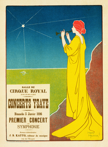 Concerts Ysaye 1896 Posters by Georges Meunier