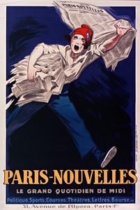 Paris-Nouvelles le grand quotidien de Midi 1931 by Jean dYlen Poster