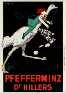 Pfefferminz Dr Hillers 1927 by Jean dYlen Poster