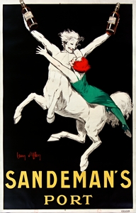 Sandeman’s Port 1930 by Jean dYlen Poster