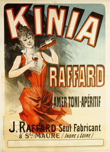 Kinia RaffardAmer Toni-Aperitif 1888 Poster by Jules Chéret