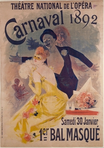 Theatre National De L’opera Carnaval 1892 1892 Poster by Jules Chéret