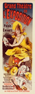 Grand Théâtre De L’exposition 1900 Poster by Jules Chéret