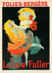 La Loïe Fuller 1898 Poster by Jules Chéret