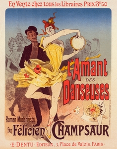L’amant Des Danseuses 1896 Poster by Jules Chéret