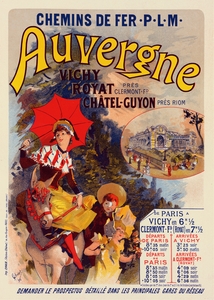 L’auvergne 1899 Poster by Jules Chéret