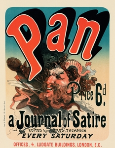 Pan 1898 Poster by Jules Chéret