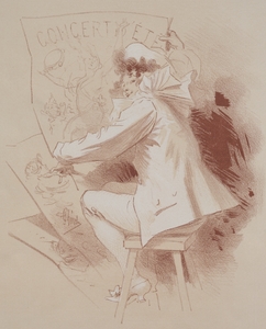 Summer Concert c. 1895-1900 Drawings by Jules Chéret