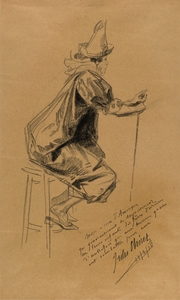 The Clown Drawings by Jules Chéret