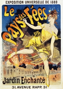 Le Pays Des Fees Poster 1889 Poster by Jules Chéret