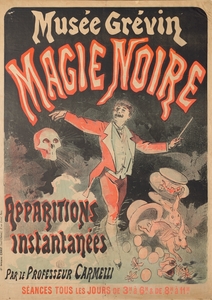 Musée Grévin Black Magic 1887 Poster by Jules Chéret