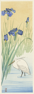Egret 1925 - 1936 by Ohara Koson 1877-1945.