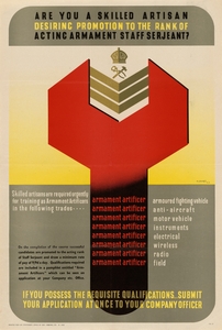 Are You a Skilled Artisan Desiring Promotion to the Rank of Acting Armament Staff Serjeant