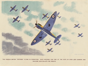 The Famous British ‘Spitfires’ Flying in Formation 