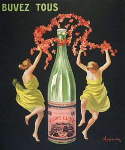 Drink all Evian-Cachat ca.1912 by Leonetto Cappiello 