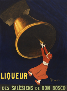 Angelus liqueur des Salésiens de Dom Bosco 1907 by Leonetto Cappiello