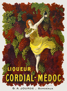 Liqueur Cordial-Medoc G. A. Jourde - Bordeaux 1907 by Leonetto Cappiello